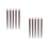 10Pairs Creative Wood Chopsticks Printed Set for Home Use Light Brown 5