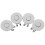 16Pcs Durable Metal Golf Hat Clips Silver Ball Marker Holders for Golf 3