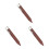 3Pcs Versatile Brown Pottery Foot Shaper Clay Tools 5