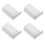 16Pcs Press to Open Magnetic Latches for Doors White Plastic Closure 2
