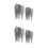 400Pcs Compact Silver Punch Needle Tools Ergonomic Needle Felting Set 7