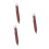 3Pcs Versatile Brown Pottery Foot Shaper Clay Tools 9