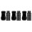 60Pcs Black PVC Blind Cord Pull Handles for Window Blinds and Curtains 4