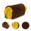 5Pcs Soft Plush Hamster Hideout Tunnel Coffee Cozy Rest Nest 10