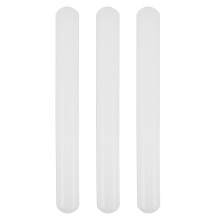 9Pcs Household White Plastic Dough Rollers Non-Stick Baking Pins