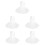 5Pcs White Fishtail Bridal Skirts Lightweight Underskirts 8