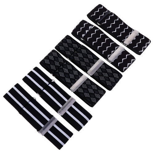 Reusable Adjustable Shirt Sleeve Holders Elastic Armbands Decor
