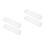 4Pcs Clear Plastic Utensil Case with Fork Spoon Compartments 3