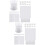 2Sets White Vertical Blind Chain & Slat Accessories Plastic Repair Set 6