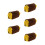 5Pcs Soft Plush Hamster Hideout Tunnel Coffee Cozy Rest Nest 5