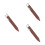 3Pcs Versatile Brown Pottery Foot Shaper Clay Tools 7