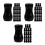 60Pcs Black PVC Blind Cord Pull Handles for Window Blinds and Curtains 8