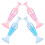 8Pcs Dotting Tools Nail Art Pens Assorted Colors Plastic DIY Craft 3