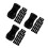 60Pcs Black PVC Blind Cord Pull Handles for Window Blinds and Curtains 5