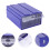 2Pcs Blue Plastic Small Items Organizer Drawer Storage Container 10