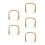 5Pcs Brown Rattan Teapot Handles Replaceable Universal Fit Replacement 4