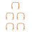 5Pcs Brown Rattan Teapot Handles Replaceable Universal Fit Replacement 6