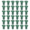 144Pcs Bright Green Garden Cane Caps Plastic Protective Safety Covers 2