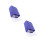2Pcs Blue Plastic Small Items Organizer Drawer Storage Container 6