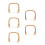 5Pcs Brown Rattan Teapot Handles Replaceable Universal Fit Replacement 8