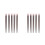 10Pairs Creative Wood Chopsticks Printed Set for Home Use Light Brown 7