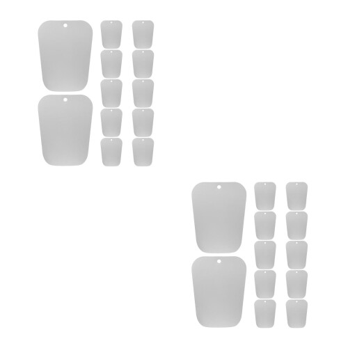 24Pcs Sturdy White Plastic Boot Holders for Women Men Keep Boot Shape 2