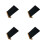 4Pcs Wooden Mini Chalkboards Black Tabletop Message Boards 6