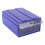 2Pcs Blue Plastic Small Items Organizer Drawer Storage Container 2