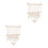 2Pcs Beige Cotton Rope Boho Hanging Toy Hammock Dual Layer Organizer 9