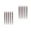10Pairs Creative Wood Chopsticks Printed Set for Home Use Light Brown 6
