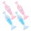 8Pcs Dotting Tools Nail Art Pens Assorted Colors Plastic DIY Craft 2