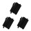 60Pcs Smooth Black Reusable Acrylic Sticks for DIY Ice Pop Crafts 7