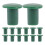 144Pcs Bright Green Garden Cane Caps Plastic Protective Safety Covers 4