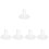 5Pcs White Fishtail Bridal Skirts Lightweight Underskirts 7