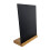 4Pcs Wooden Mini Chalkboards Black Tabletop Message Boards 2