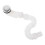 4Pcs White Plastic Bathtub Drain Pipe Tub Waste Connector Flexible Kit 2