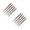 10Pairs Creative Wood Chopsticks Printed Set for Home Use Light Brown 8