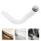 4Pcs White Plastic Bathtub Drain Pipe Tub Waste Connector Flexible Kit 11
