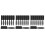24Pcs Mustache and Beard Brush with Handle Soft Nylon Bristles Black 8