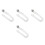 4Pcs White Plastic Bathtub Drain Pipe Tub Waste Connector Flexible Kit 10