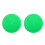 2Pcs Light Green Acrylic Turntable Slipmats Anti-Static Vibration Pads 9