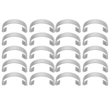 150Pcs Silver Steel Wire Cage Clips for Safe Poultry & Bird Cage Doors