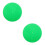 2Pcs Light Green Acrylic Turntable Slipmats Anti-Static Vibration Pads 8