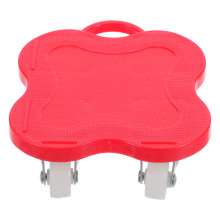 2Pcs Red Rolling Furniture Dolly Heavy Duty Movers with