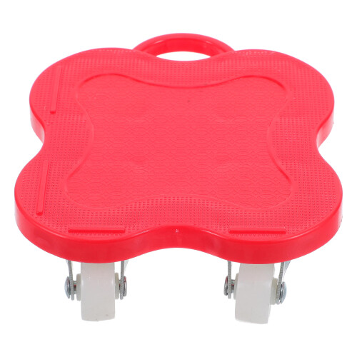 2Pièces Diable Portable Rouge ABS Pour Lourds Sans Effort