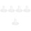 5Pcs White Fishtail Bridal Skirts Lightweight Underskirts 6