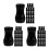 60Pcs Black PVC Blind Cord Pull Handles for Window Blinds and Curtains 6
