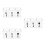 3Stk Transparent Besteckhalter Küchenarbeitsplatte Organizer 5