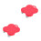 2Pièces Diable Portable Rouge ABS Pour Lourds Sans Effort 4