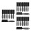 24Pcs Mustache and Beard Brush with Handle Soft Nylon Bristles Black 4